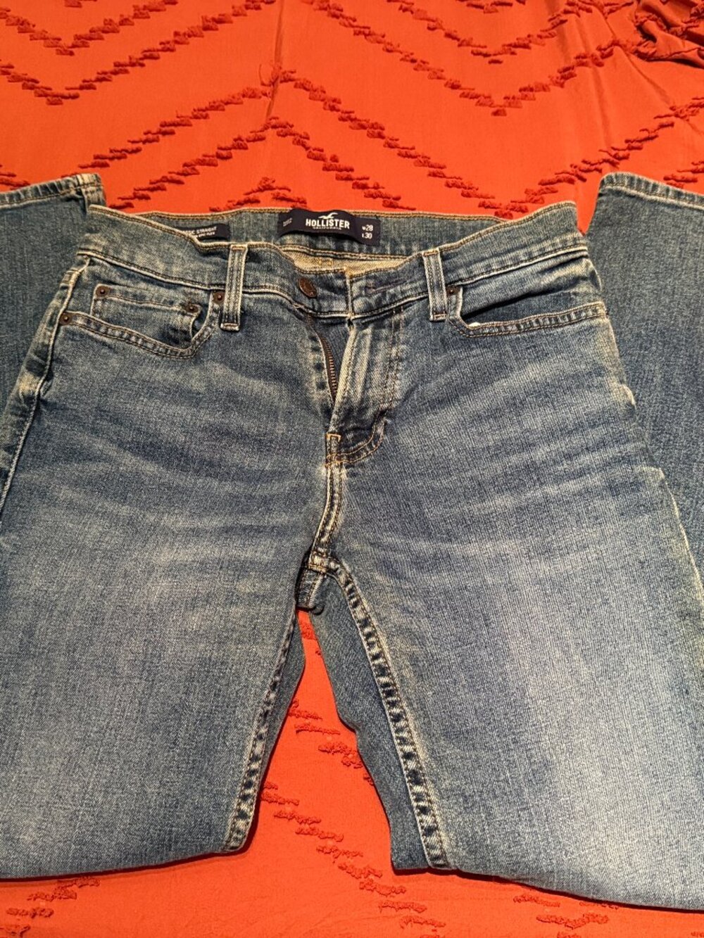 Mens Hollister Straight Leg Jeans 28x30